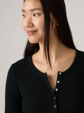 FEMEI - Levi's Bluza Neagra Slim Femei