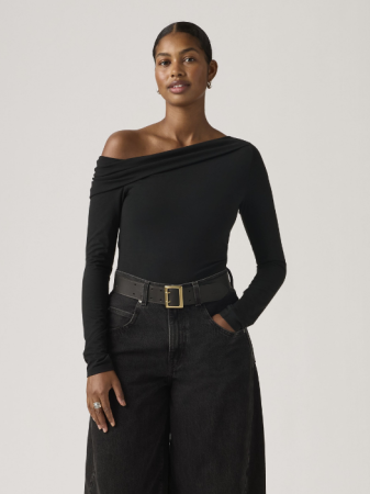 Толстовки - Levi's Женский Свитшот Чёрный Slim