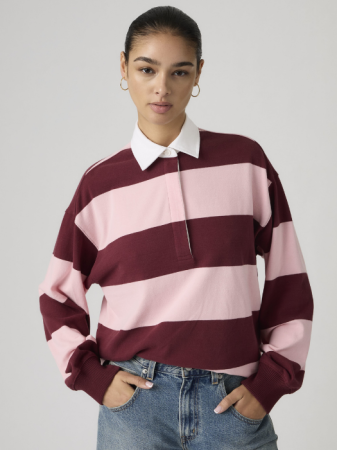 Hanorace - Levi's Bluza Roz/Bordo Relaxed Femei