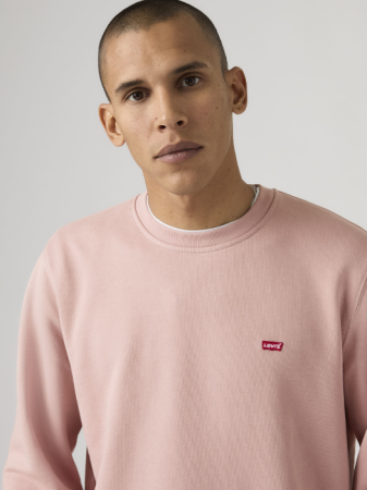 Толстовки - Levi's Мужской Свитшот Розовый Regular