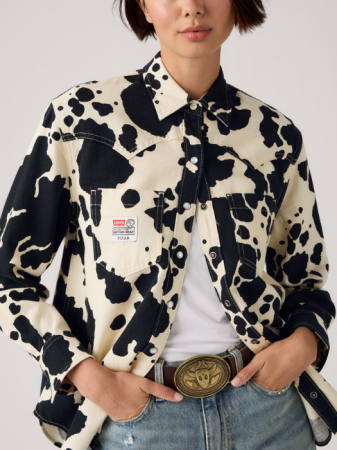 Levi's Camasa Alba/Neagra Regular Femei [2]