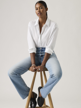 Рубашки - Levi's Женская Рубашка Белая Regular