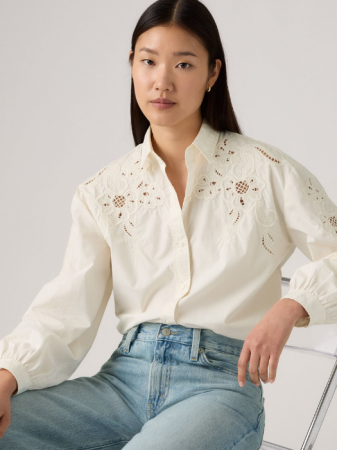 Levi's Camasa Alba Relaxed Femei [2]