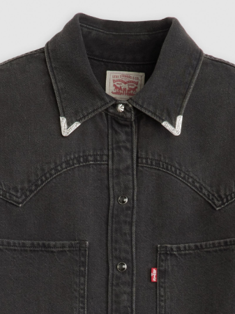 IMBRACAMINTE - Levi's Camasa Gri Inchis Regular Femei