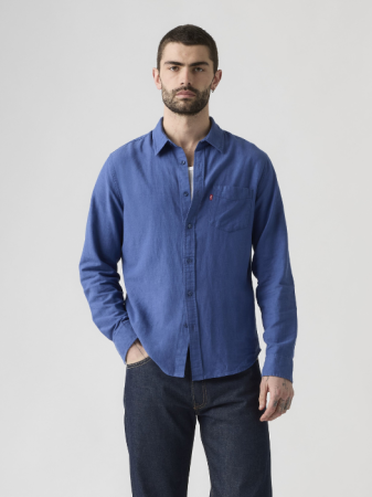 МУЖЧИНЫ - Levi's Мужская Рубашка Синяя Regular