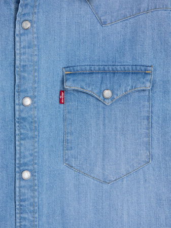 МУЖЧИНЫ - Levi's Мужская Рубашка Синяя Regular