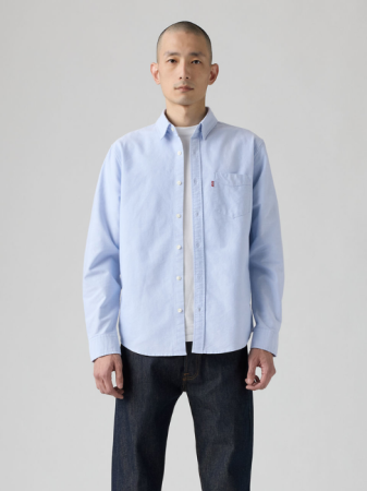 МУЖЧИНЫ - Levi's Мужская Рубашка Синяя Regular