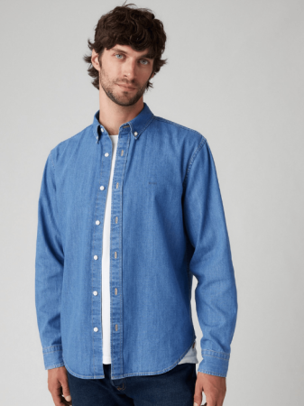 МУЖЧИНЫ - Levi's Мужская Рубашка Синяя Relaxed