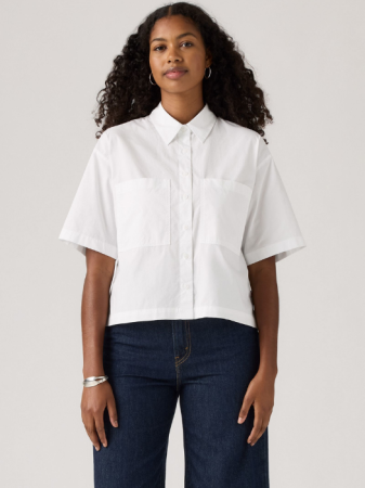 ЖЕНЩИНЫ - Levi's Рубашка С Коротким Рукавом Alb Relaxed