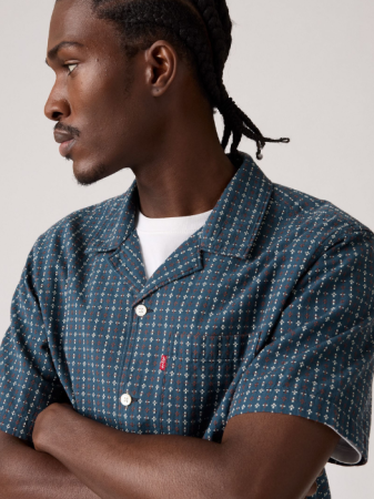 Levi's Рубашка С Коротким Рукавом Navy Relaxed [2]