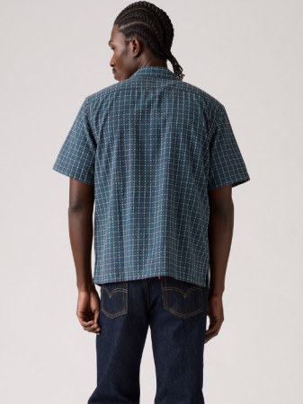 Levi's Рубашка С Коротким Рукавом Navy Relaxed [3]
