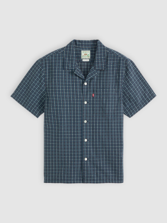 Levi's Рубашка С Коротким Рукавом Navy Relaxed [5]