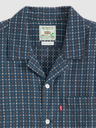 Levi's Рубашка С Коротким Рукавом Navy Relaxed [4]