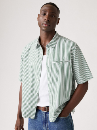 МУЖЧИНЫ - Levi's Рубашка С Коротким Рукавом Verde Relaxed