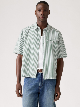 МУЖЧИНЫ - Levi's Рубашка С Коротким Рукавом Verde Relaxed