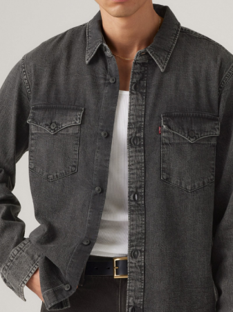 BARBATI - Levi's Camasa Gri Inchis Relaxed Barbati