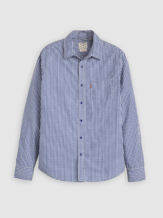 Рубашки - Levi's Мужская Рубашка Голубая Regular