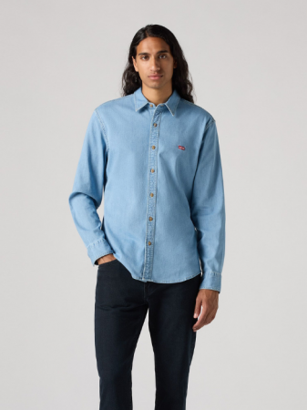 BARBATI - Levi's Camasa Albastra Deschisa Relaxed Barbati
