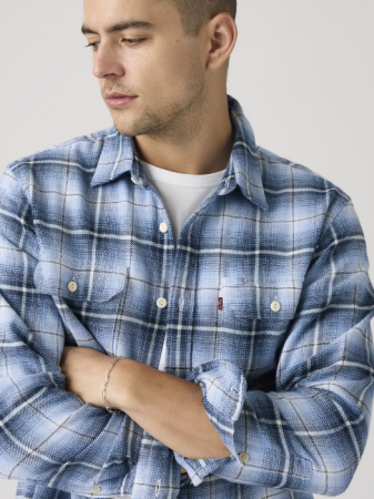 Camasi - Levi's Camasa Navy/Blue Relaxed Barbati