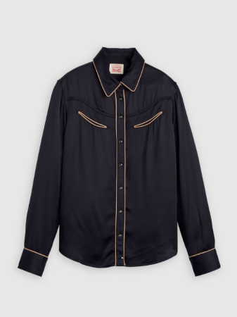Levi's Camasa Neagra Regular Femei [5]