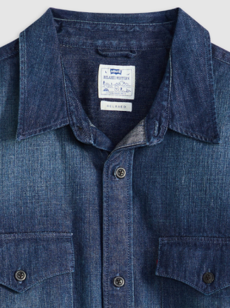 Camasi - Levi's Camasa Navy Relaxed Barbati