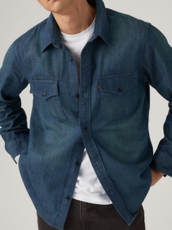 BARBATI - Levi's Camasa Navy Relaxed Barbati