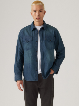Camasi - Levi's Camasa Navy Relaxed Barbati