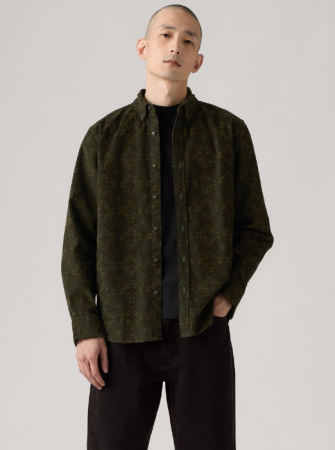 BARBATI - Levi's Camasa Verde Masliniu Relaxed Barbati