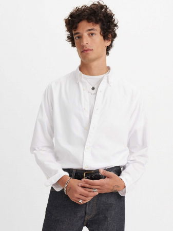 ОДЕЖДА - Levi's Мужская Рубашка Белая Regular