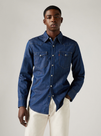 BARBATI - Levi's Camasa Indigo Regular Barbati
