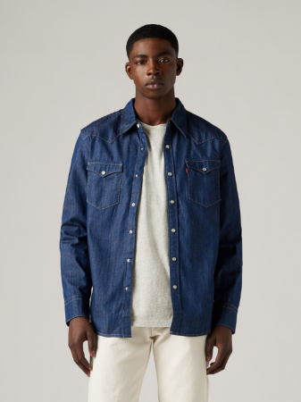 Levi's Мужская Рубашка Индиго Regular [3]