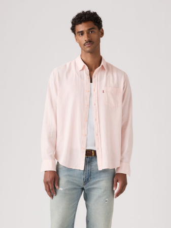МУЖЧИНЫ - Levi's Мужская Рубашка Светло-Розовая Regular