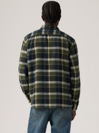 МУЖЧИНЫ - Levi's Рубашка Verde/Albastru Regular