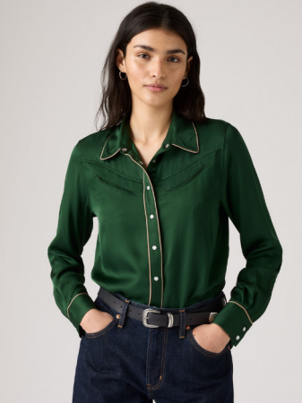 Camasi - Levi's Camasa Verde Regular Femei