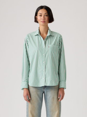 ЖЕНЩИНЫ - Levi's Женская Рубашка Зелёная Relaxed