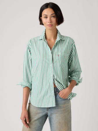 ЖЕНЩИНЫ - Levi's Женская Рубашка Зелёная Relaxed