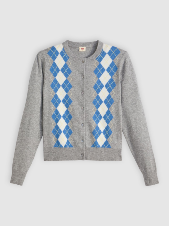Levi's Cardigan Gri Deschis Relaxed Femei [5]