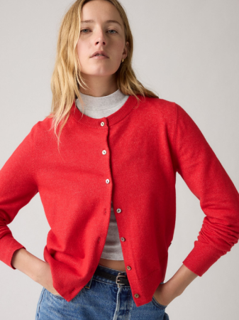 IMBRACAMINTE - Levi's Cardigan Rosu Relaxed Femei