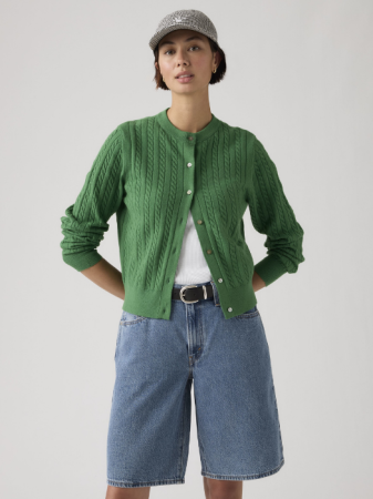 IMBRACAMINTE - Levi's Cardigan Verde Standart Femei