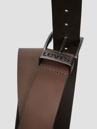 Levi's Мужской Ремень Темно-Коричневый  [2]