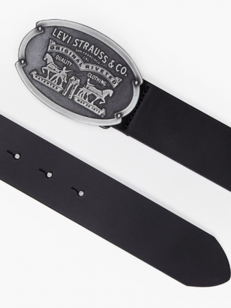 Ремни - Levi's Мужской Ремень Чёрный 