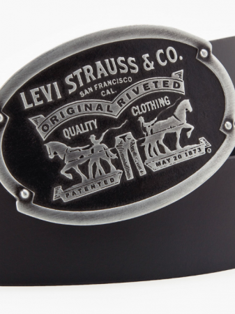 Ремни - Levi's Мужской Ремень Чёрный 