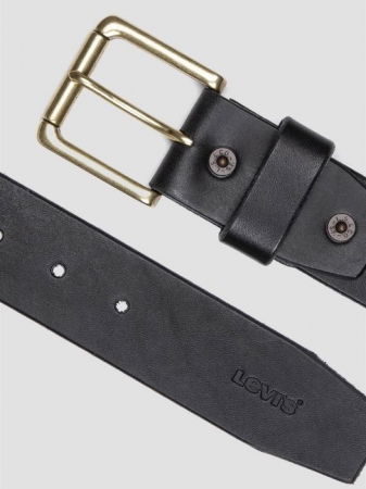Ремни - Levi's Мужской Ремень Чёрный 