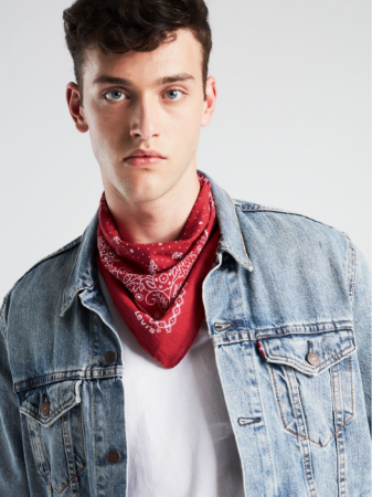 BARBATI - Levi's Fular Rosu  Barbati