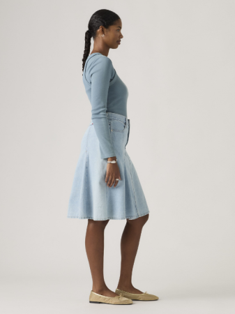 FEMEI - Fusta Albastra Deschisa Femei