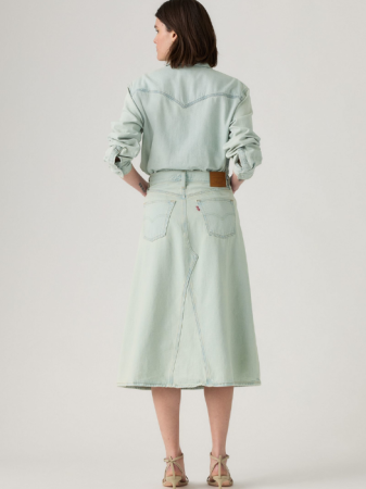 IMBRACAMINTE - Levi's Fusta Maro Inchis Hight Rise Femei