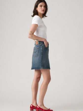 IMBRACAMINTE - Levi's Fusta Navy Mid Rise Femei