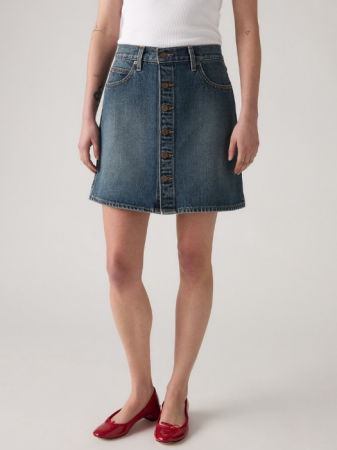 FEMEI - Levi's Fusta Navy Mid Rise Femei