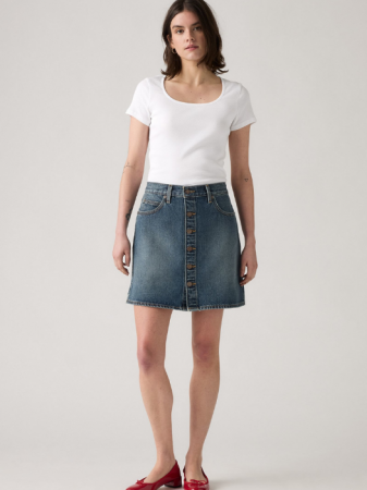 IMBRACAMINTE - Levi's Fusta Navy Mid Rise Femei