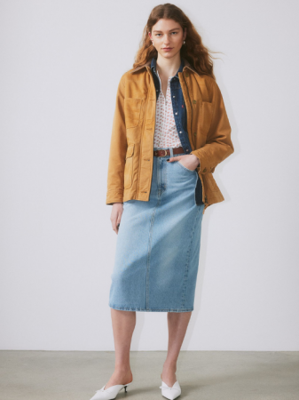 Levi's Женская Юбка Синяя Slim [8]